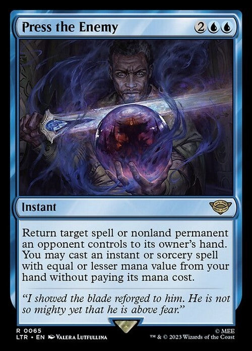 Press the Enemy ~ The Lord of the Rings [ NM ] [ Magic MTG ]