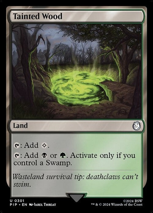 Tainted Wood ~ Commander: Fallout [ NM ] [ Magic MTG ]