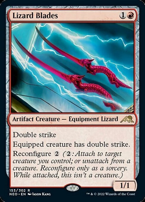 Lizard Blades ~ Kamigawa: Neon Dynasty [ NM ] [ Magic MTG ]