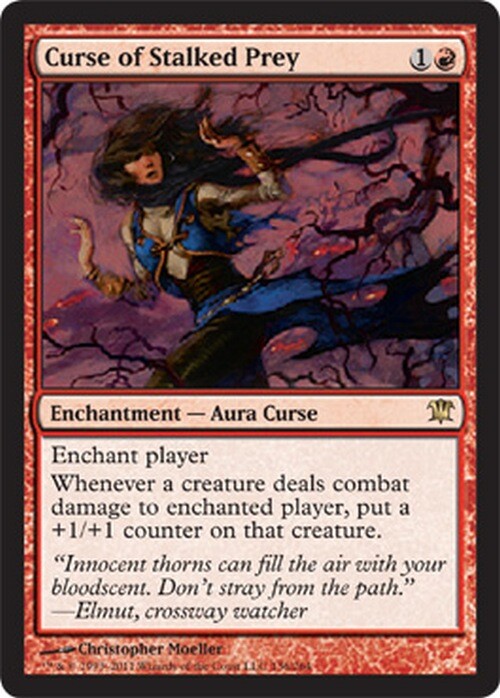Curse of Stalked Prey ~ Innistrad [ EX ] [ Magic MTG ]