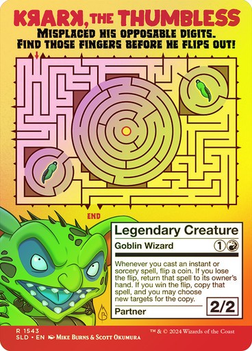 FOIL Krark, the Thumbless ~ Secret Lair [ NM ] [ Magic MTG ]