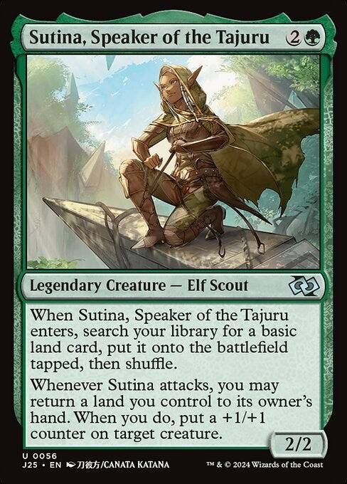 Sutina, Speaker of the Tajuru ~ Jumpstart 2025 [ NM ] [ Magic MTG ]