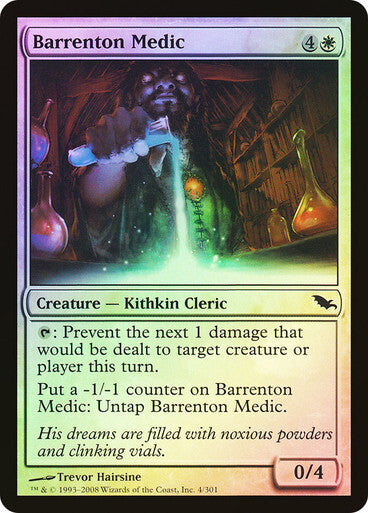 FOIL Barrenton Medic ~ Shadowmoor [ NM ] [ Magic MTG ]