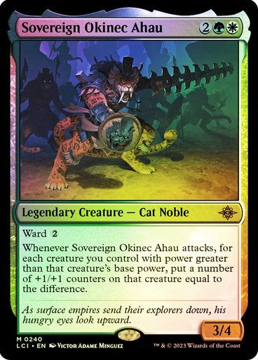 FOIL Sovereign Okinec Ahau ~ The Lost Caverns of Ixalan [ NM ] [ Magic MTG ]
