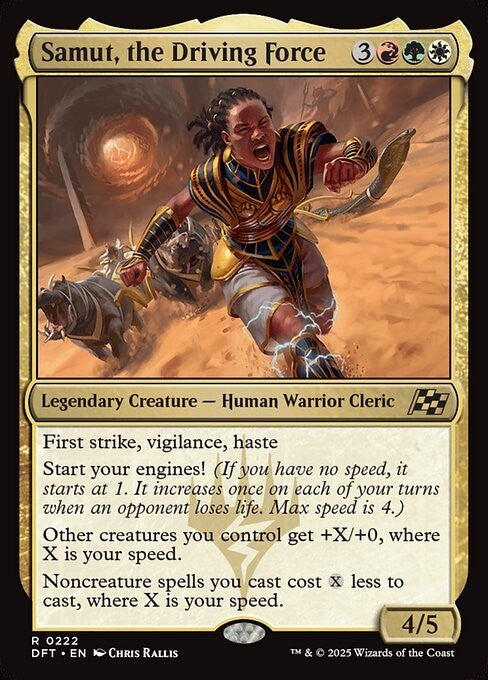 Samut, the Driving Force ~ Aetherdrift [ NM ] [ Magic MTG ]