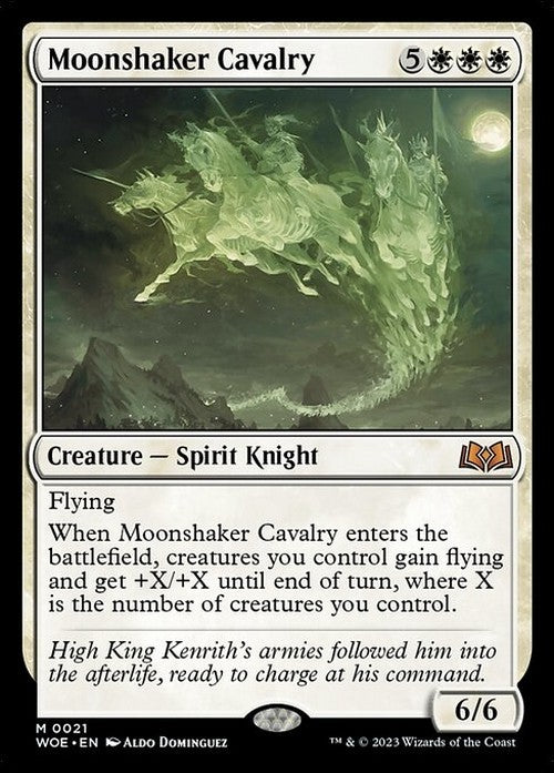 Moonshaker Cavalry ~ Wilds of Eldraine [ NM ] [ Magic MTG ]