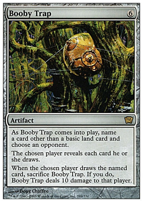 Booby Trap ~ Ninth Edition [ EX ] [ Magic MTG ]