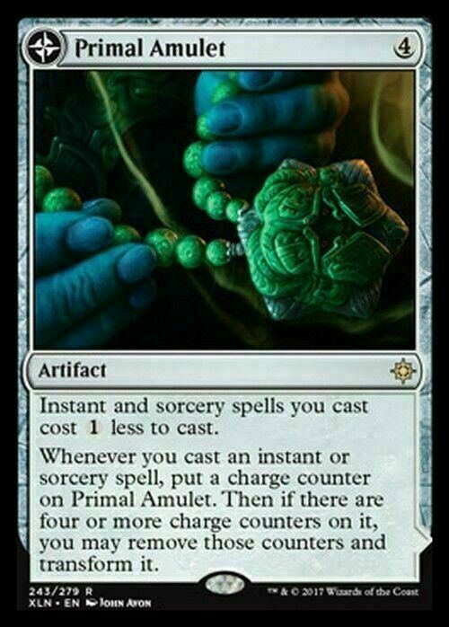 Primal Amulet ~ Ixalan [ EX ] [ Magic MTG ]