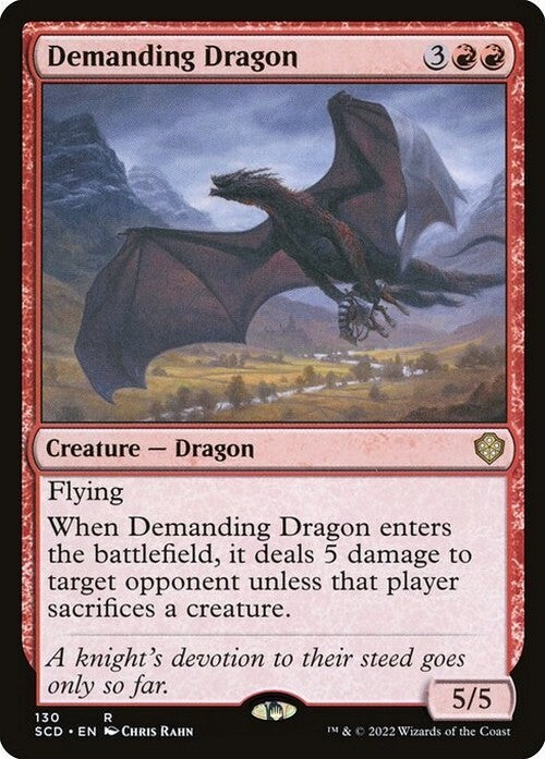 Demanding Dragon ~ Starter Commander [ NM ] [ Magic MTG ]