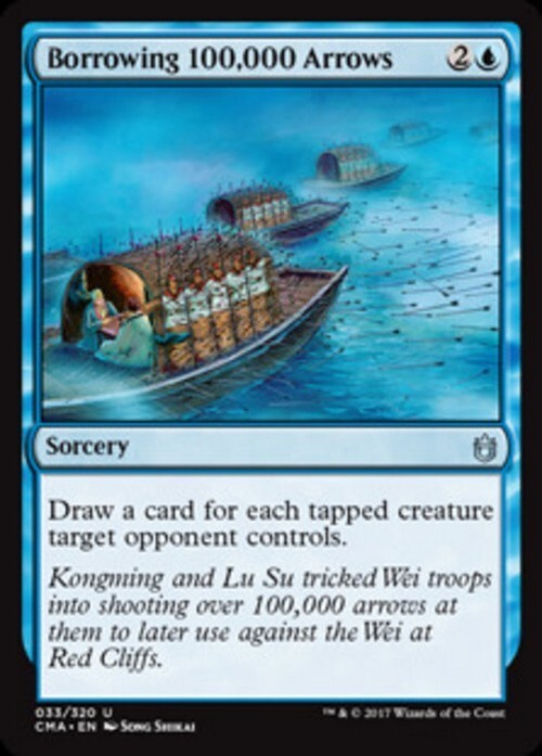 Borrowing 100,000 Arrows ~ Commander Anthology 1 [ EX ] [ Magic MTG ]