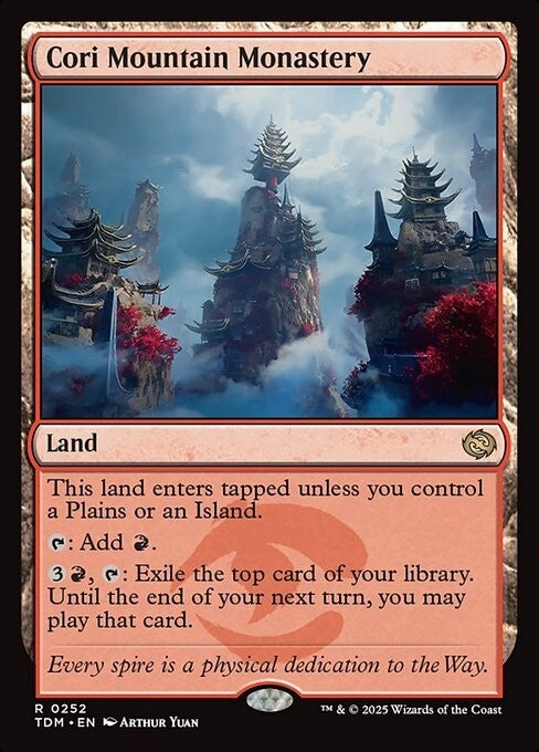 Cori Mountain Monastery ~ Tarkir: Dragonstorm [ NM ] [ Magic MTG ]