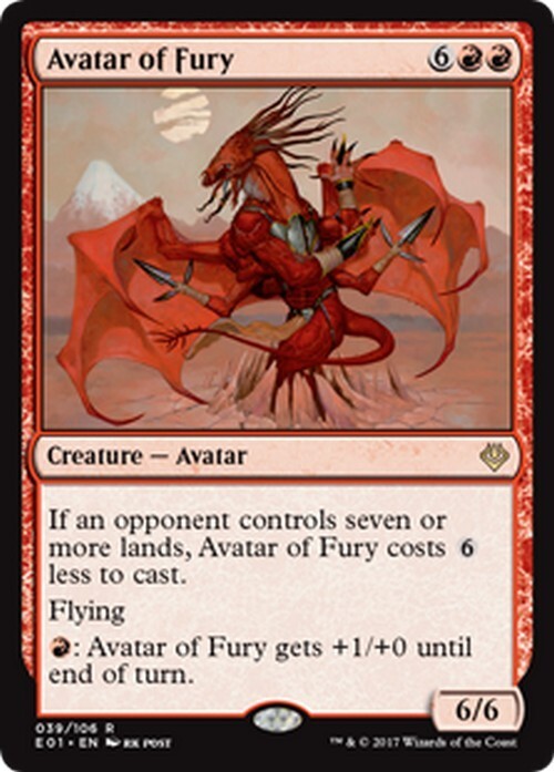Avatar of Fury ~ Archenemy: Nicol Bolas [ EX ] [ Magic MTG ]
