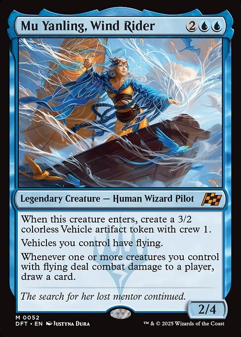 Mu Yanling, Wind Rider ~ Aetherdrift [ NM ] [ Magic MTG ]