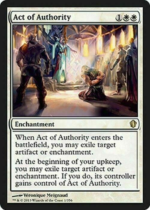 Act of Authority ~ Commander 2013 [ NM ] [ Magic MTG ]