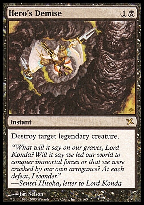 Hero's Demise ~ Betrayers of Kamigawa [ EX ] [ Magic MTG ]