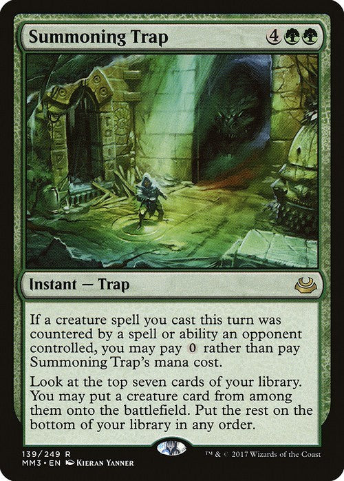 Summoning Trap ~ Modern Masters 2017 [ EX ] [ Magic MTG ]