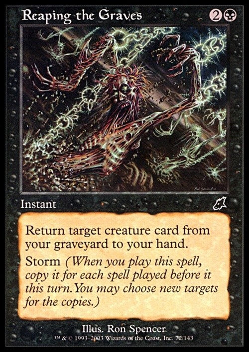 Reaping the Graves ~ Scourge [ EX ] [ Magic MTG ]