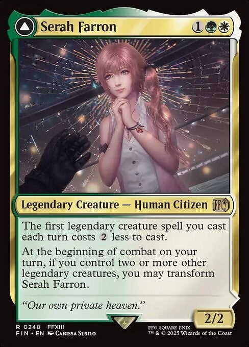 Serah Farron / Crystallized Serah ~ Final Fantasy [ NM ] [ Magic MTG ]