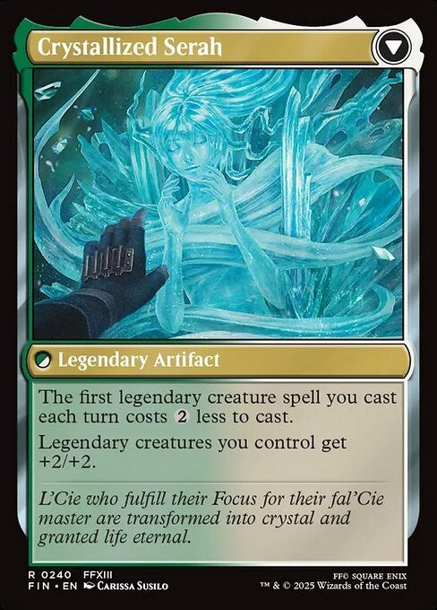 Serah Farron / Crystallized Serah ~ Final Fantasy [ NM ] [ Magic MTG ]
