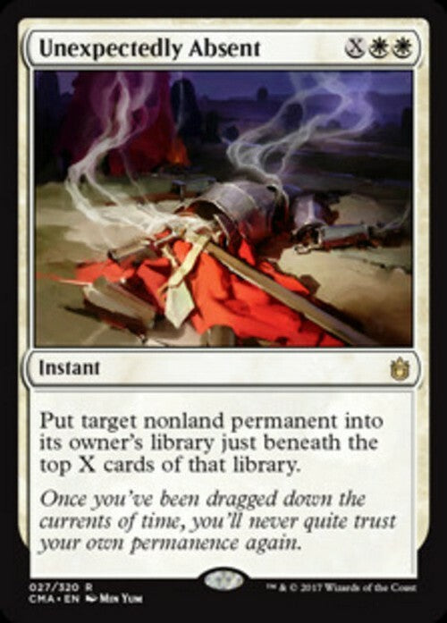 Unexpectedly Absent ~ Commander Anthology 1 [ EX ] [ Magic MTG ]