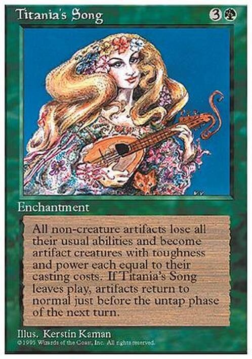 Titania's Song ~ Fourth Edition [ EX ] [ Magic MTG ]