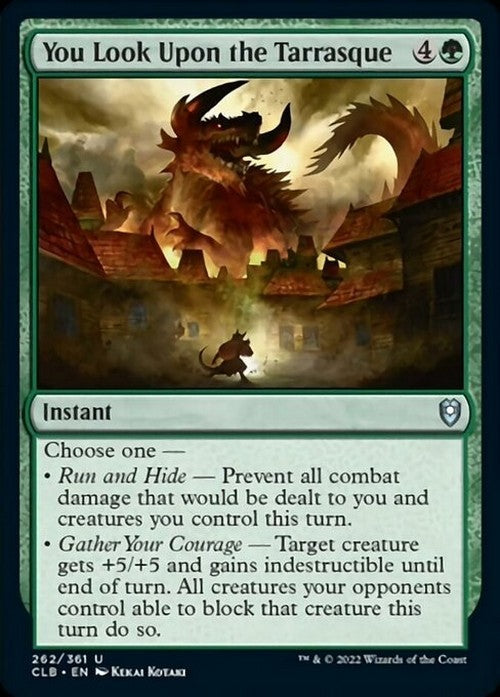 You Look Upon the Tarrasque ~ Commander Legends 2 [ NM ] [ Magic MTG ]