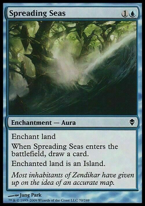 Spreading Seas ~ Zendikar [ EX ] [ Magic MTG ]