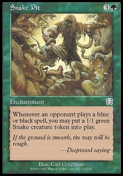 Snake Pit ~ Mercadian Masques [ EX ] [ Magic MTG ]