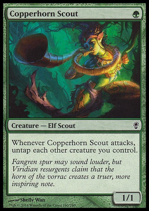 Copperhorn Scout ~ Conspiracy 1 [ EX ] [ Magic MTG ]