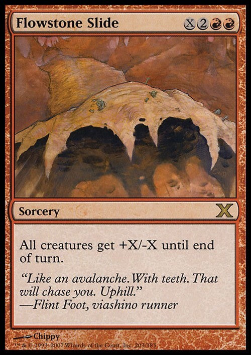 Flowstone Slide ~ Tenth Edition [ EX ] [ Magic MTG ]