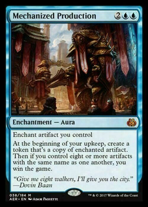 Mechanized Production ~ Aether Revolt [ EX ] [ Magic MTG ]