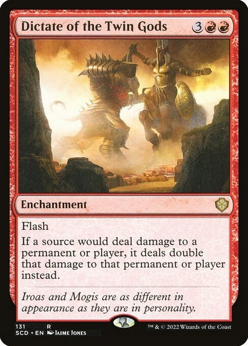 Dictate of the Twin Gods ~ Starter Commander [ NM ] [ Magic MTG ]