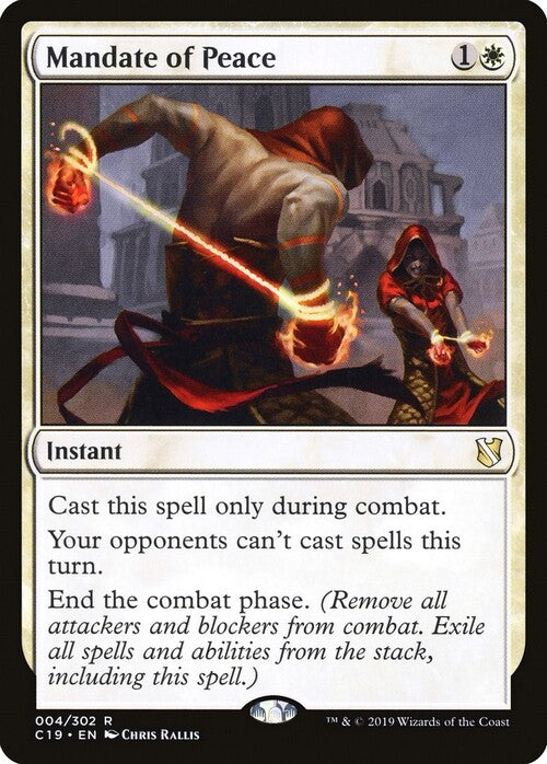 Mandate of Peace ~ Commander 2019 [ NM ] [ Magic MTG ]