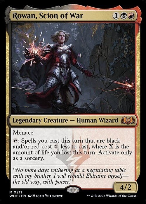 Rowan, Scion of War ~ Wilds of Eldraine [ NM ] [ Magic MTG ]