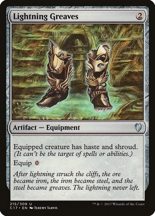 Lightning Greaves ~ Commander 2017 [ EX ] [ Magic MTG ]