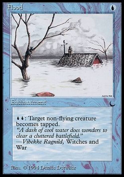 Flood ~ The Dark [ EX ] [ Magic MTG ]