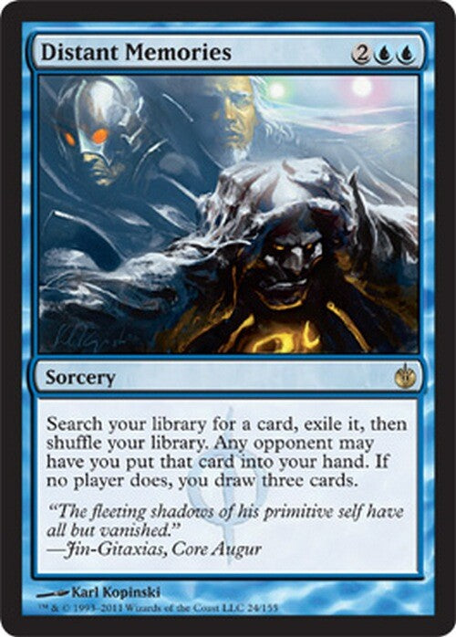 Distant Memories ~ Mirrodin Besieged [ EX ] [ Magic MTG ]