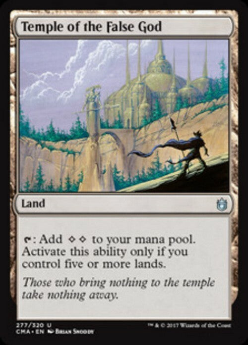 Temple of the False God ~ Commander Anthology 1 [ EX ] [ Magic MTG ]