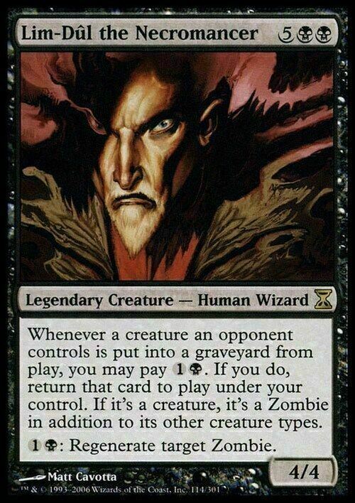 Lim-Dul the Necromancer ~ Time Spiral [ EX ] [ Magic MTG ]