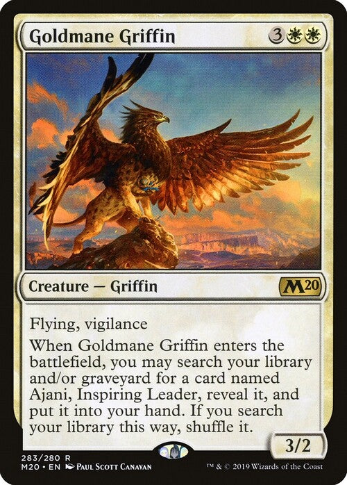 Goldmane Griffin ~ Core 2020 [ EX ] [ Magic MTG ]