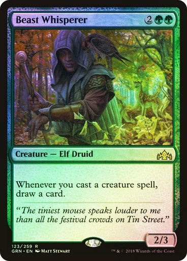 FOIL Beast Whisperer ~ Guilds of Ravnica [ NM ] [ Magic MTG ]