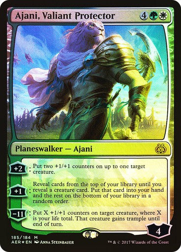 FOIL Ajani, Valiant Protector ~ Aether Revolt [ NM ] [ Magic MTG ]