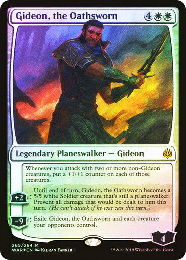 FOIL Gideon, the Oathsworn ~ War of the Spark [ EX ] [ Magic MTG ]