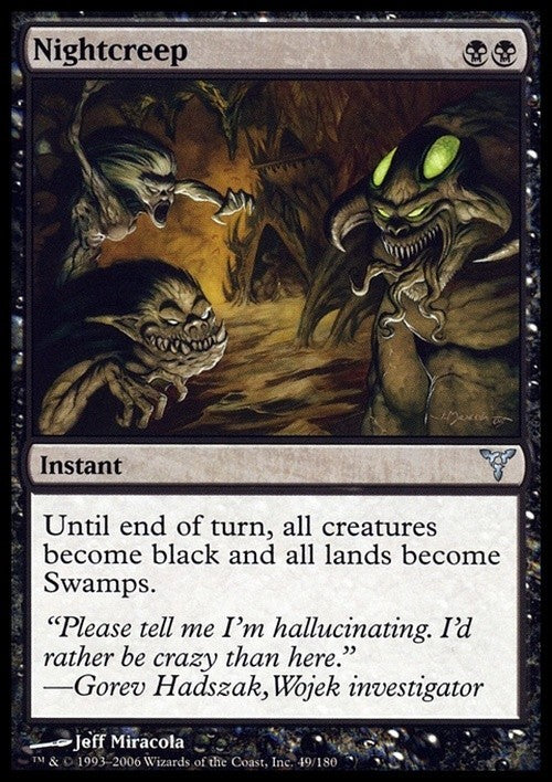 Nightcreep ~ Dissension [ EX ] [ Magic MTG ]