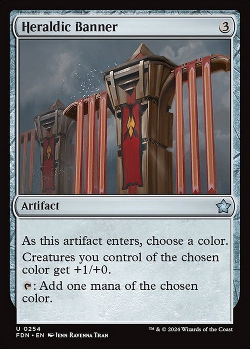 Heraldic Banner ~ Foundations [ NM ] [ Magic MTG ]