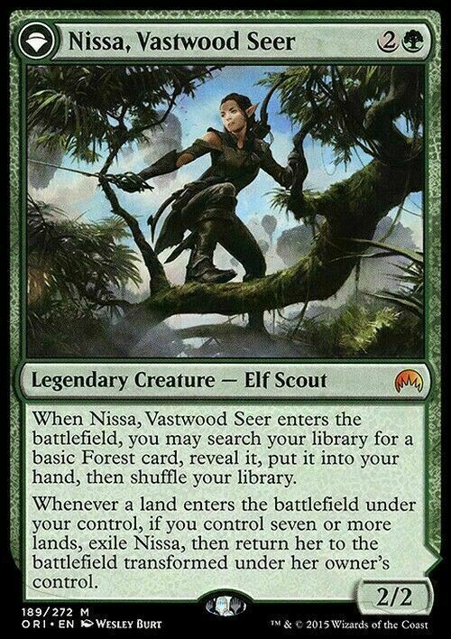 Nissa, Vastwood Seer ~ Magic Origins [ EX ] [ Magic MTG ]