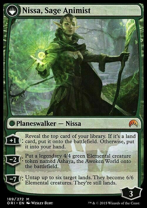 Nissa, Vastwood Seer ~ Magic Origins [ EX ] [ Magic MTG ]