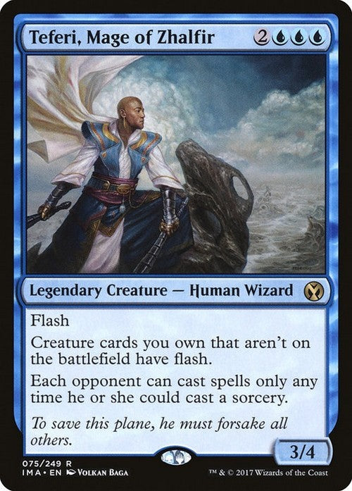 Teferi, Mage of Zhalfir ~ Iconic Masters [ PLAYED ] [ Magic MTG ]