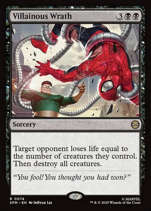 Villainous Wrath ~ Spider-Man [ NM ] [ Magic MTG ]