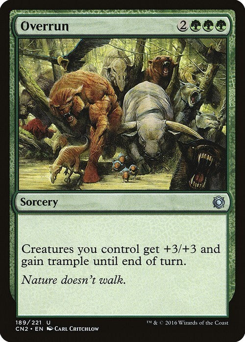 Overrun ~ Conspiracy 2 [ EX ] [ Magic MTG ]